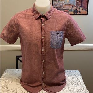 Men’s Modern amusement short sleeve Button up